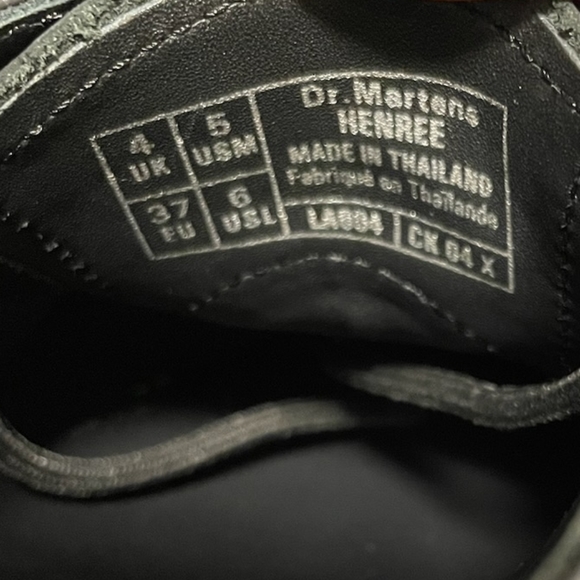 Dr. Martens Henree polished smooth leather buckle shoes women's size 6 mens 5 - Picture 7 of 7